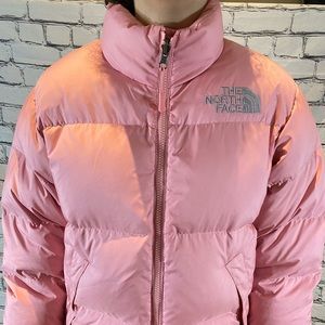 North face nuptse Jacket blush pink